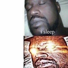 i sleep (i snore)