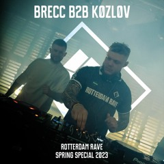 BRECC B2B KØZLØV @ Rotterdam Rave, 25-03-2023, Maassilo, Rotterdam