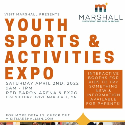 Stream Visit Marshall, MN Youth Sports & Activities Expo by Marshall Radio Listen online for