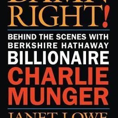 Behind the Scenes with Berkshire Hathaway Billionaire Charlie Munger by Janet Lowe