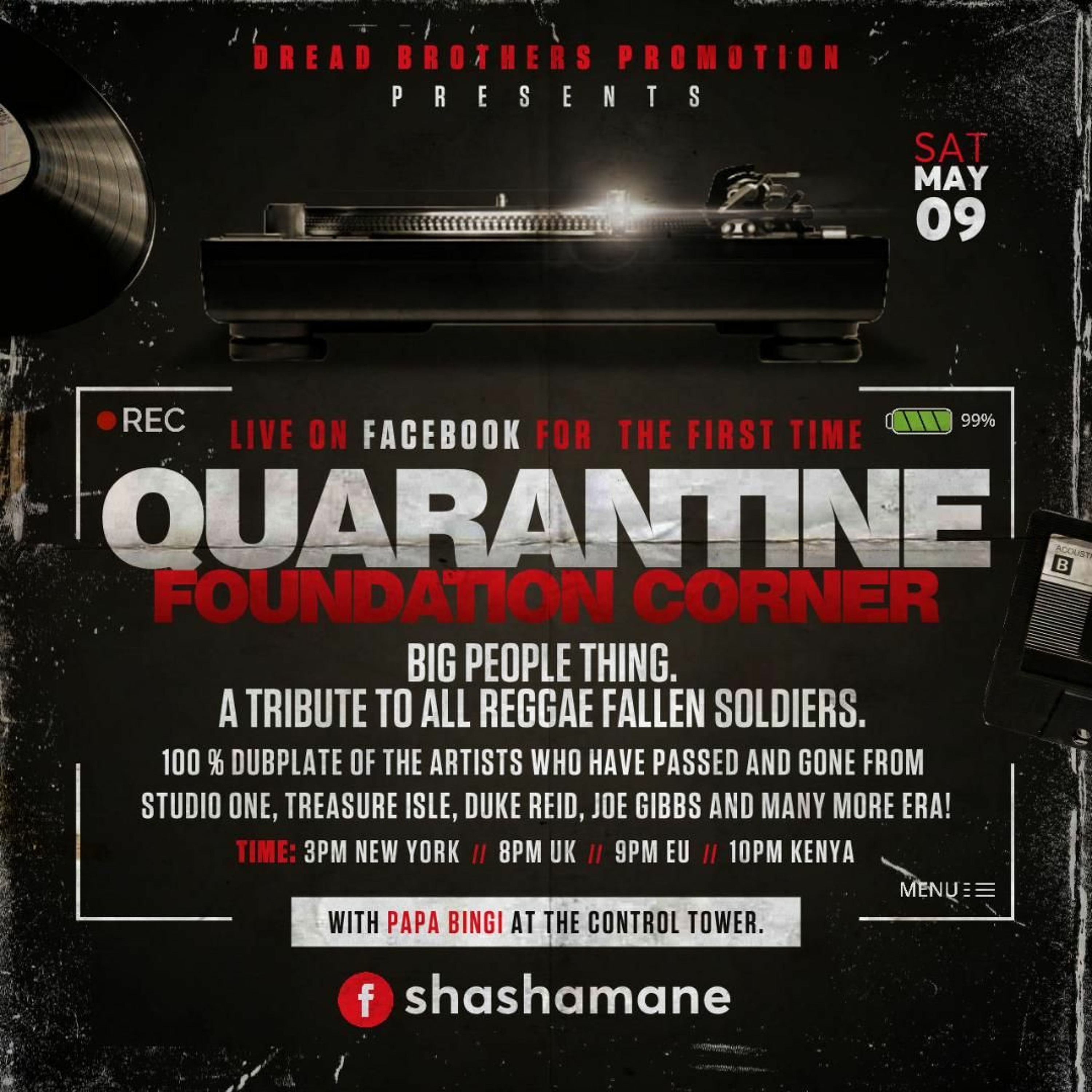 Shashamane Intl - Foundation Corner "Tribute To The Fallen Soldiesr” Strictly Dubplates 2020 episode artwork