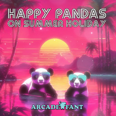 Happy Pandas On Summer Holiday - Arcade Female