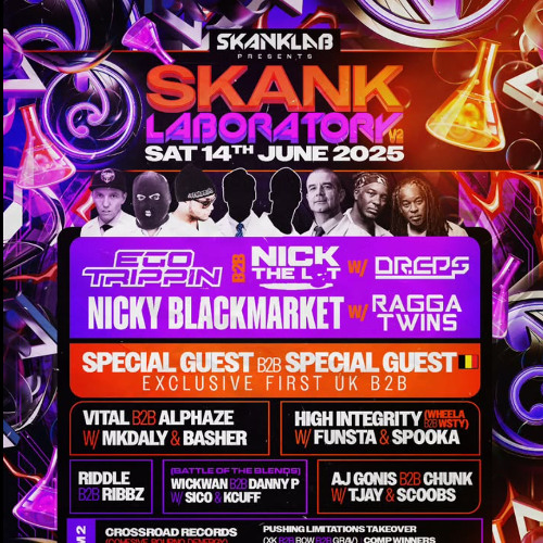 SKANKLAB PRESENTS: SKANK LABORATORY 14TH JUNE - ELWIZ ENTRY