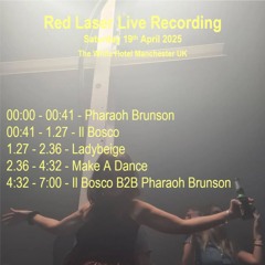 Red Laser  @ The White Hotel Mcr19th April 25 Make A Dance