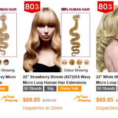 22 Inch Micro Ring Extensions for Natural Volume & Damage-Free Length