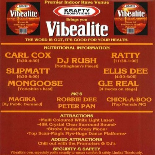 Mongoose - Vibealite -The Carl Cox Concept - 1993