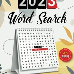 View KINDLE PDF EBOOK EPUB 2023 Word Search: 365 Dated Large Print Puzzles & Daily Po