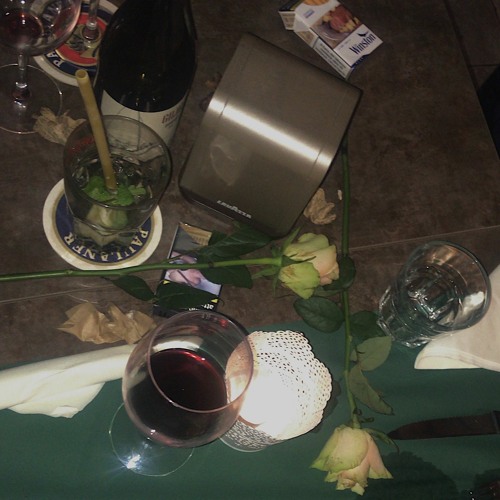 break and wine