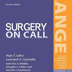 PDF Surgery On Call, Fourth Edition (LANGE On Call) full