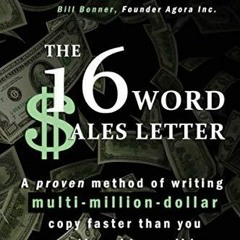 PDF/READ  The 16-Word Sales Letter?: A proven method of writing multi-million-do