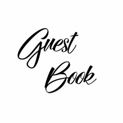(| Black and White Guest Book, Weddings, Anniversary, Party's, Special Occasions, Memories, Chr