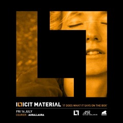 Make-Believe presents ILLICIT MATERIAL / 'It Does What It Says On The BOX'