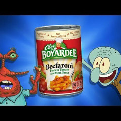 Squidward needs some beefaroni
