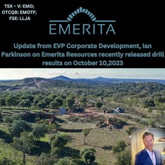 Emerita Resources Ian Parkinson Update On Drilling