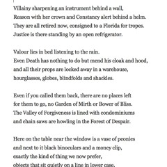 588 The Death Of Allegory by Billy Collins
