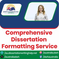 Dissertation Formatting Service | au.dissertationwritinghelp.net