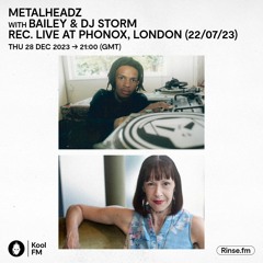 Metalheadz on Kool FM with Bailey & DJ Storm - 28 December 2023