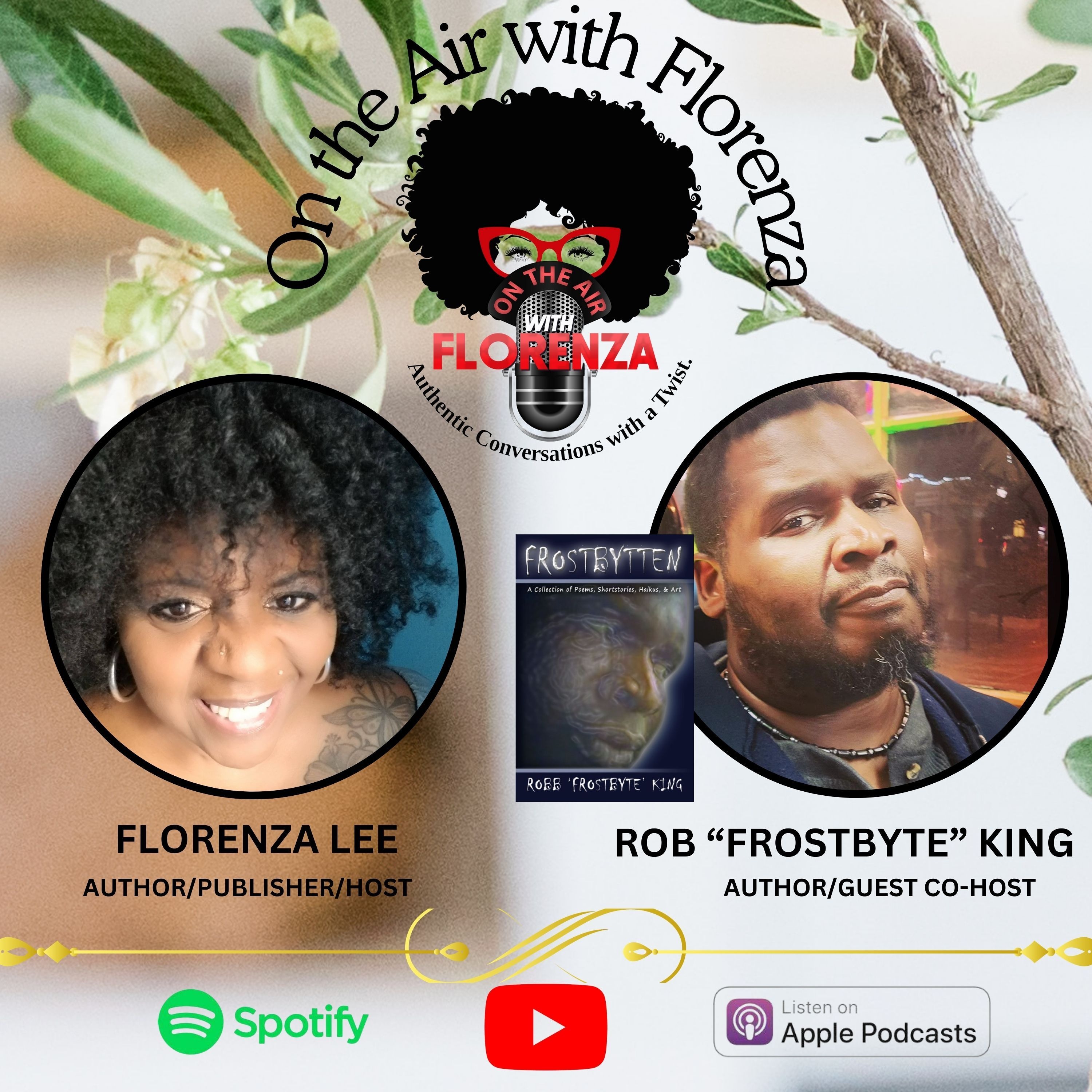 cover of episode Robb Frostbyte King joins On the Air with Florenza