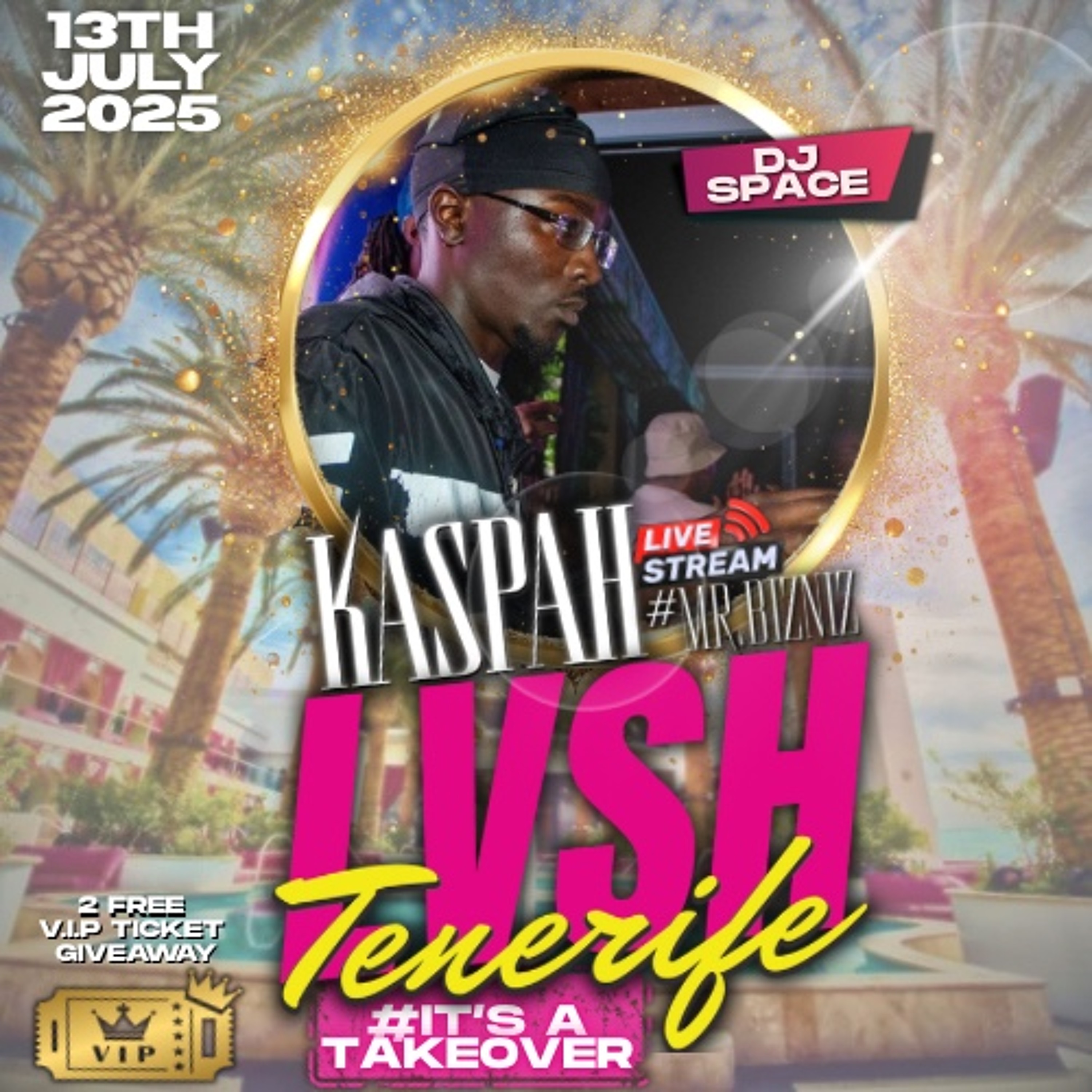 KASPAH’S LIVESTREAM | LVSH TENERIFE TAKEOVER | Mixed By @SPACEEASTSYDE | Hosted By @DJKASPAH.mp3 episode artwork