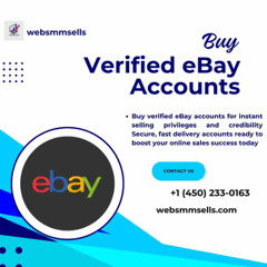 Buy verified eBay accounts with feedback and fast shipping