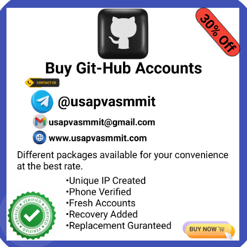 Buy GitHub Accpunts