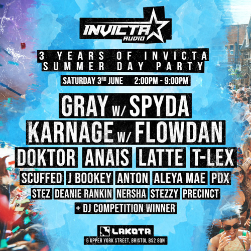 3 Years of Invicta - DJ COMPETITION - Cookie Entry