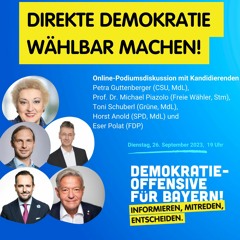 Servus, Demokratie! #11: Landtagswahl-Spezial | Direkte Demokratie wählbar machen!