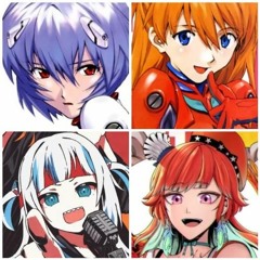 Cruel Angel Thesis by Hololive EN Gura & Kiara duo