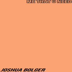 JOSHUA BOLGER - ME THAT U NEED