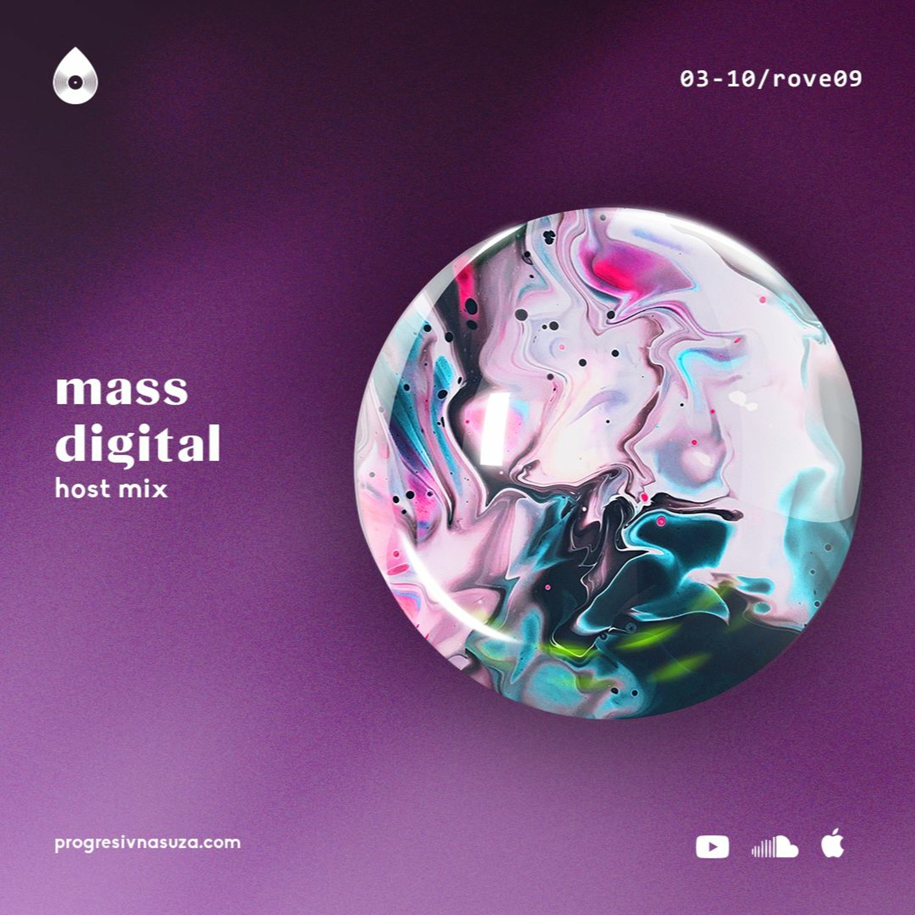 /rəʊv09 - host mix - mass digital episode artwork