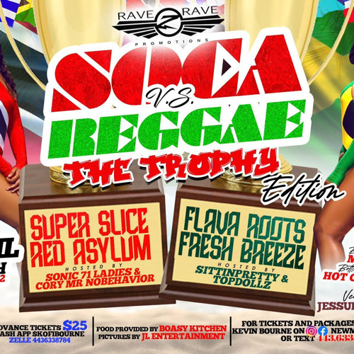 REGGAE VS SOCA 2022 Mix W Red Asylum + Fresh Breeze
