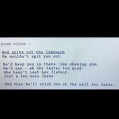 mercury's in retrograde again. Honey, when is she not!! (I forget to mention it's made up on the spot)