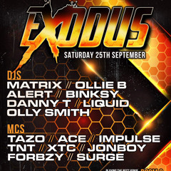 DJs Olly Smith & Matrix MCs Jonboy Tazo Fury Exodus at Klute Durham 25/9/21