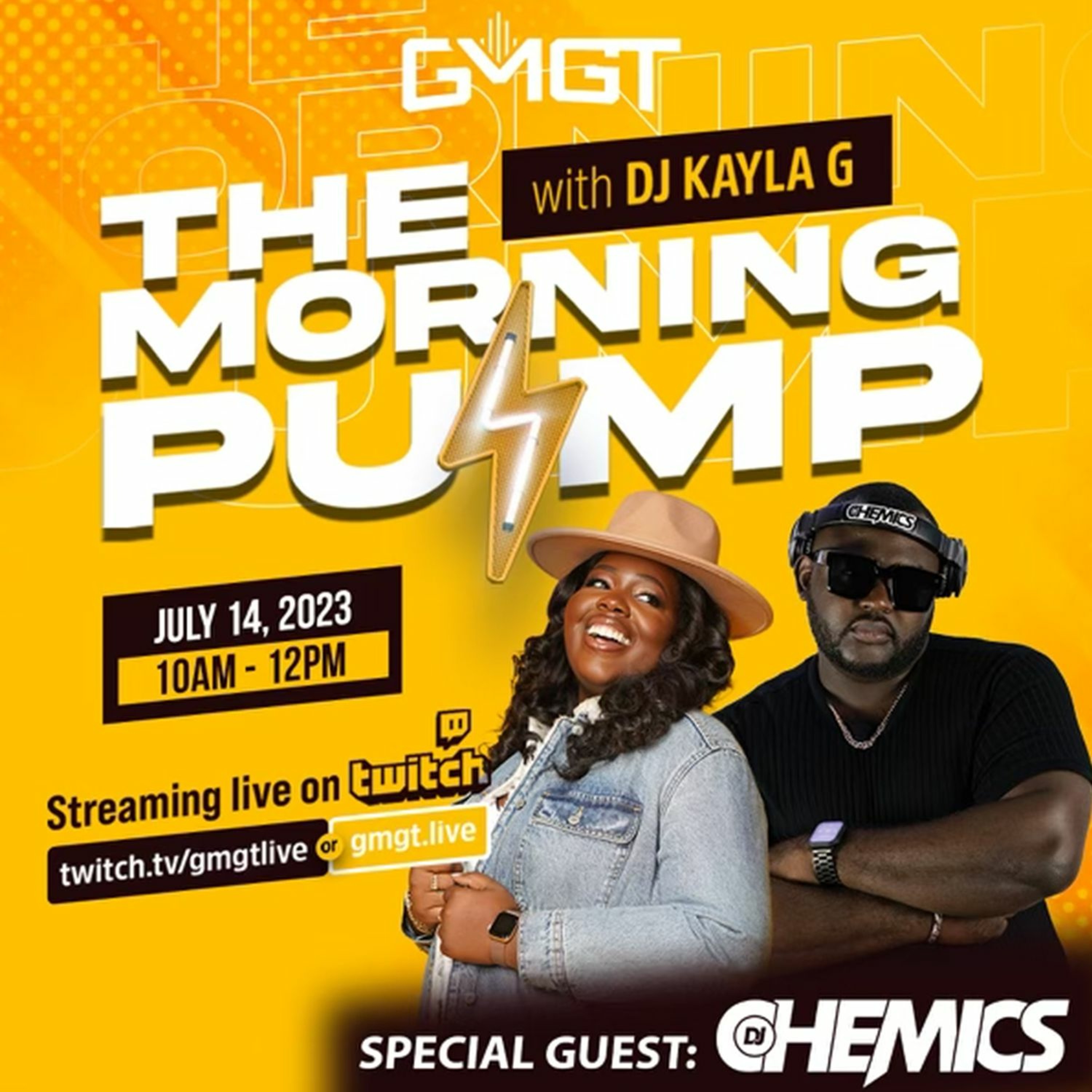 DJ Kayla G x DJ Chemics - The Morning Pump on GMGT Radio (7/14/23) episode artwork