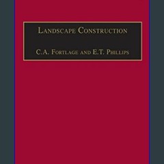[EBOOK] 🌟 Landscape Construction: Volume 2: Roads, Paving and Drainage (100 Key Points) DOWNLOAD @