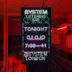 DJ ojo @ System 21st October 2022