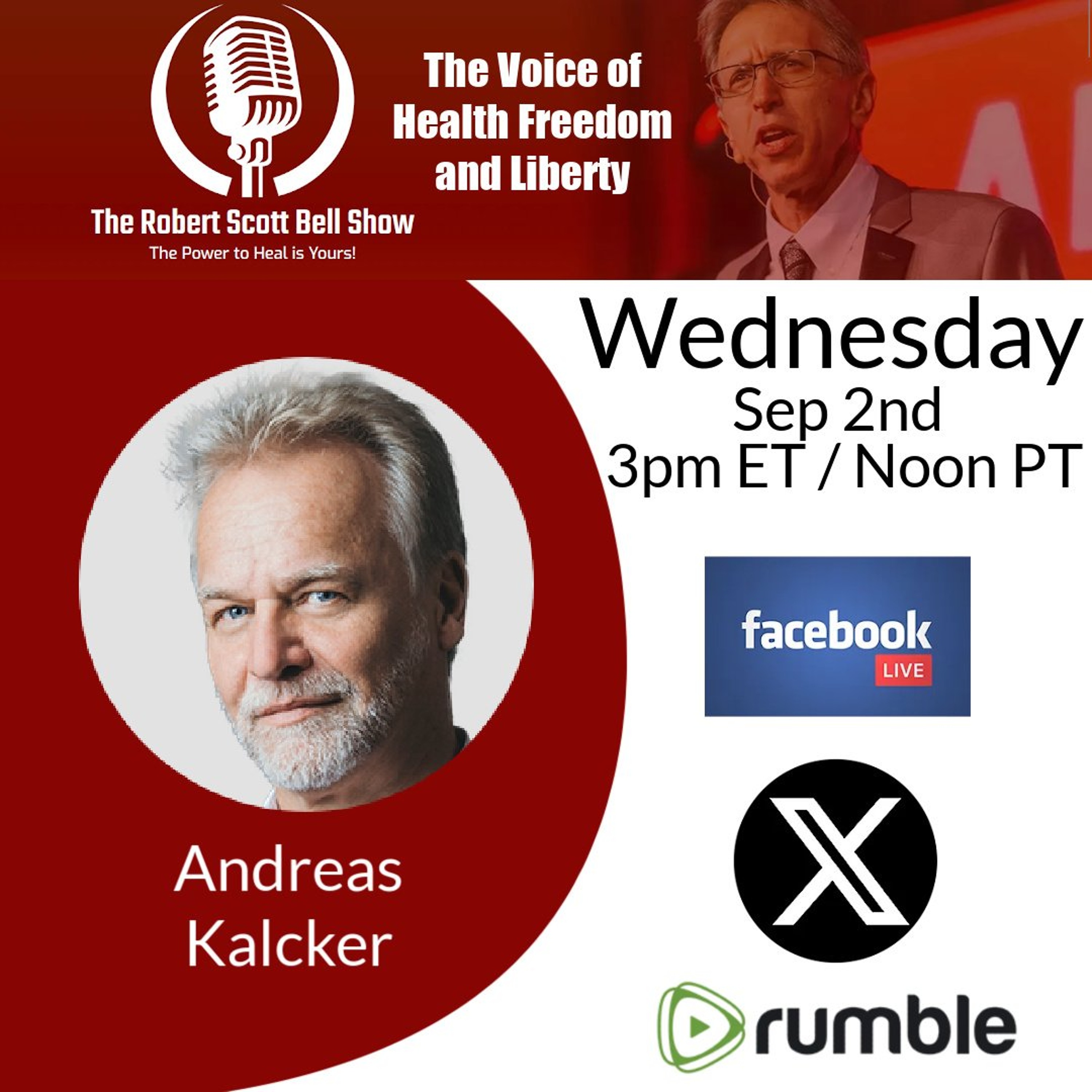 Amish Vaccine Mandate, Dr. Andreas Kalcker, CDS - Chlorine Dioxide, Andy Wakefield Encore, The Bequest, Autism Research - The RSB Show 9-2-26