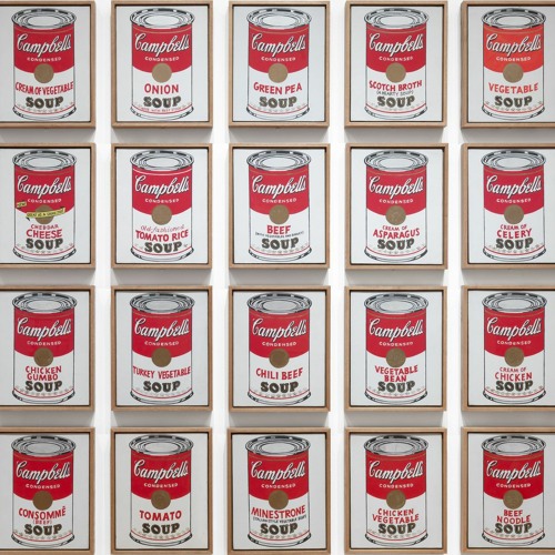 Andy Warhol’s Campbell’s Soup Cans, 1962