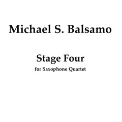 Stage Four (for Saxophone Quartet)