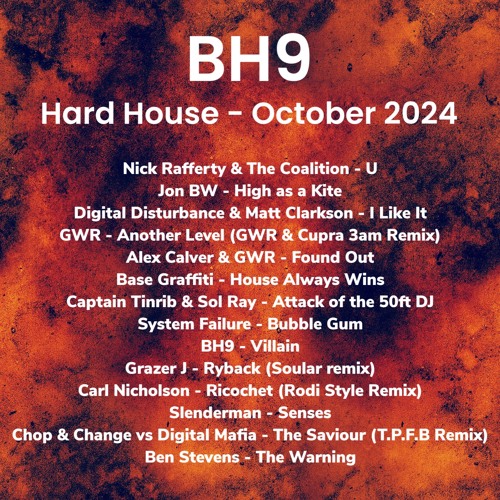 BH9 - Hard House Promo - October 2024