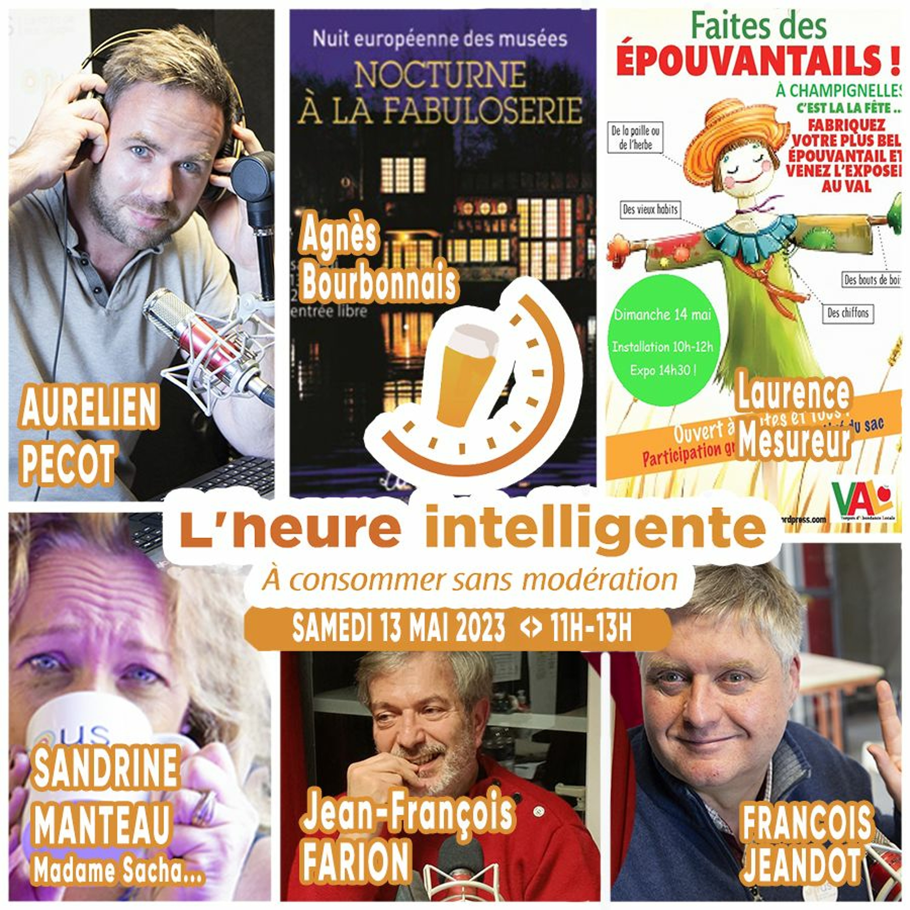 L'heure intelligente EM78 - SAMEDI 13/05/23 - La Fabuloserie, "Faites de épouventailles"...