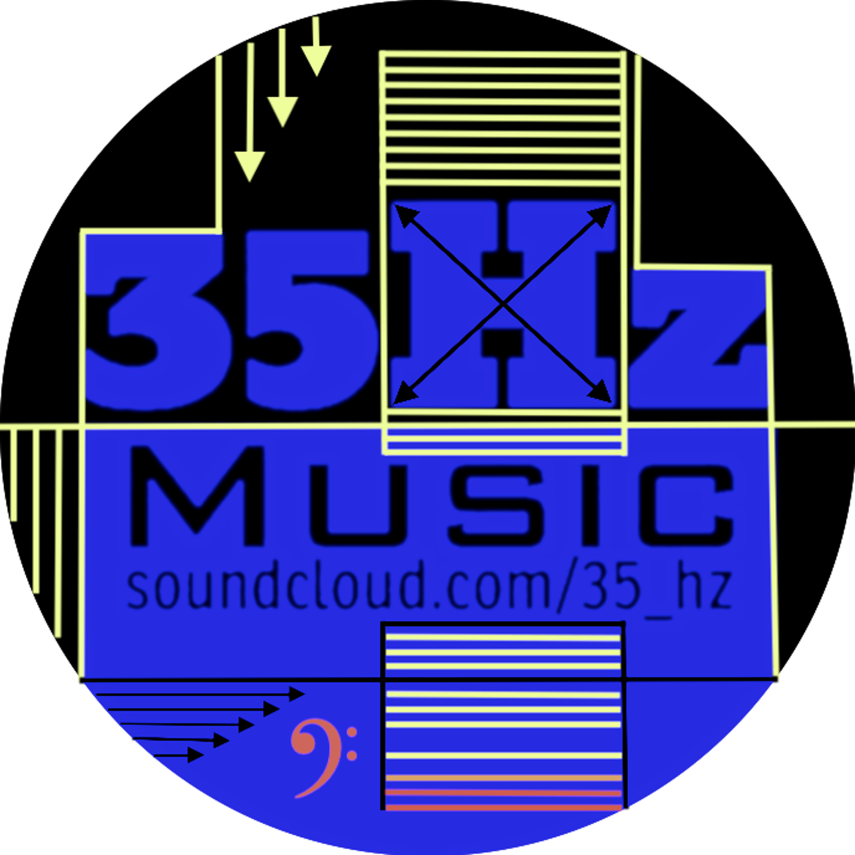 35Hz - International Pressure 2 ♩𝄢 2021/01/21 ♪ TECHNO ♯ TUNNEL episode artwork