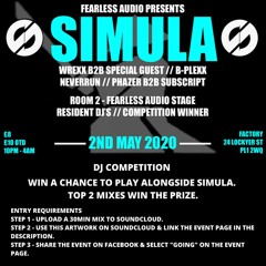 FEARLESS AUDIO PRESENTS SIMULA COMPETITION ENTRY
