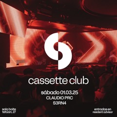 S3RN4 WARM UP CASSETTE CLUB FOR CLAUDIO PRC - MARCH 2025