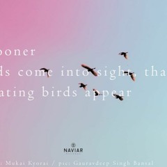 No Sooner Clouds Come Into Sight, Than Migrating Birds Appear (Naviarhaiku 411)