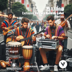 Exclusive Vergara Records Label Mix Live By DJ Zebra for Beatsworkradio 25/08/2025