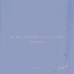 In My Dreams Last Night