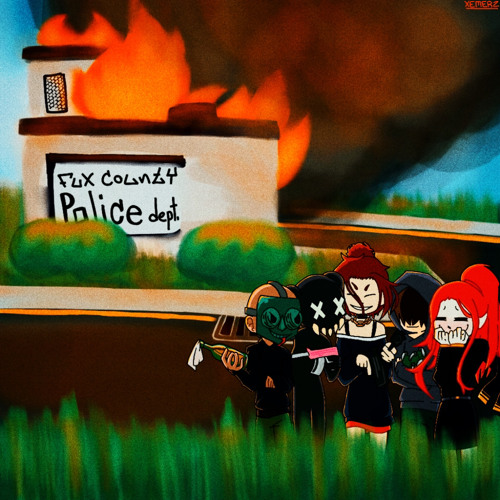 BURN DOWN YOUR LOCAL POLICE DEPARTMENT || FT. X2Blackstar, HEL! & B/aYZE || {PROD IN DESC.}