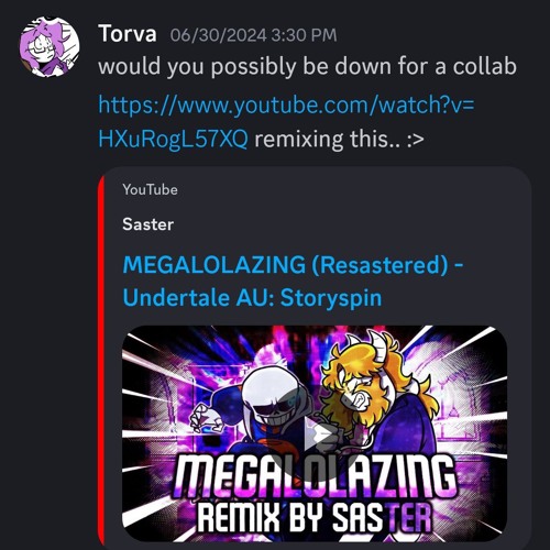 discontinued torva "saster megalolazing" collab