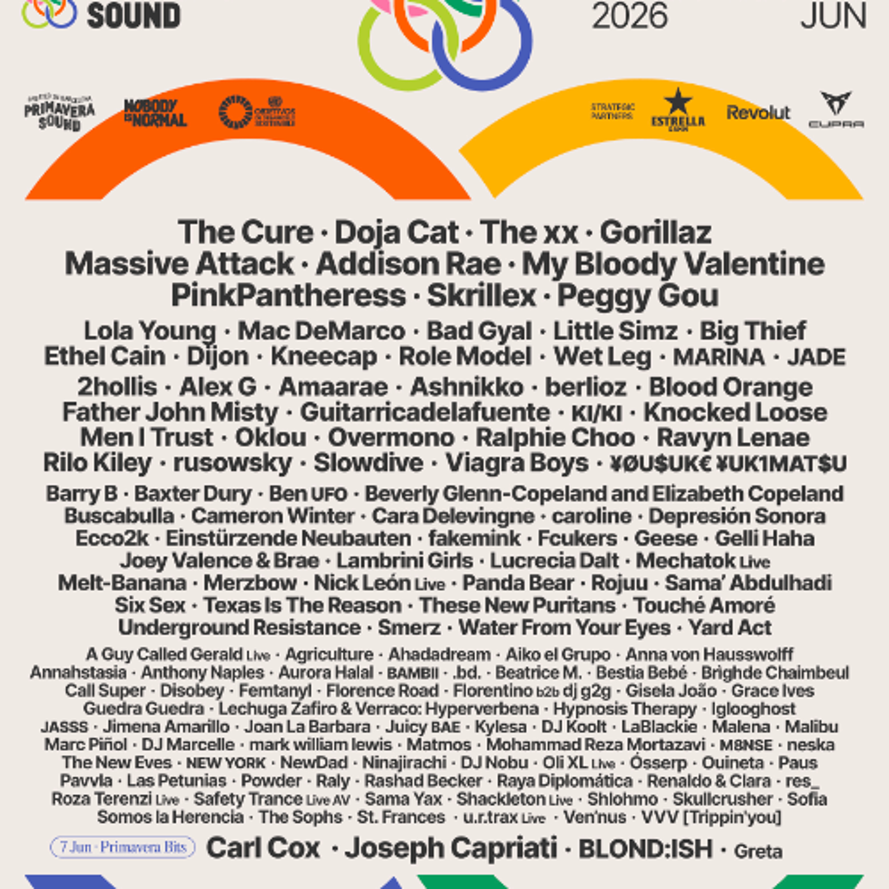 Line Noise 234 - Primavera Sound 2026 electronic music special episode artwork